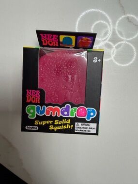 Nee Doh Gumdrop Super Solid Squish - Pink